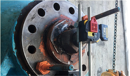 閘門軸承間隙檢查方法