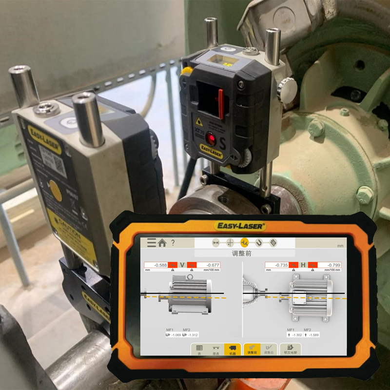 旋轉(zhuǎn)軸中心對齊找正